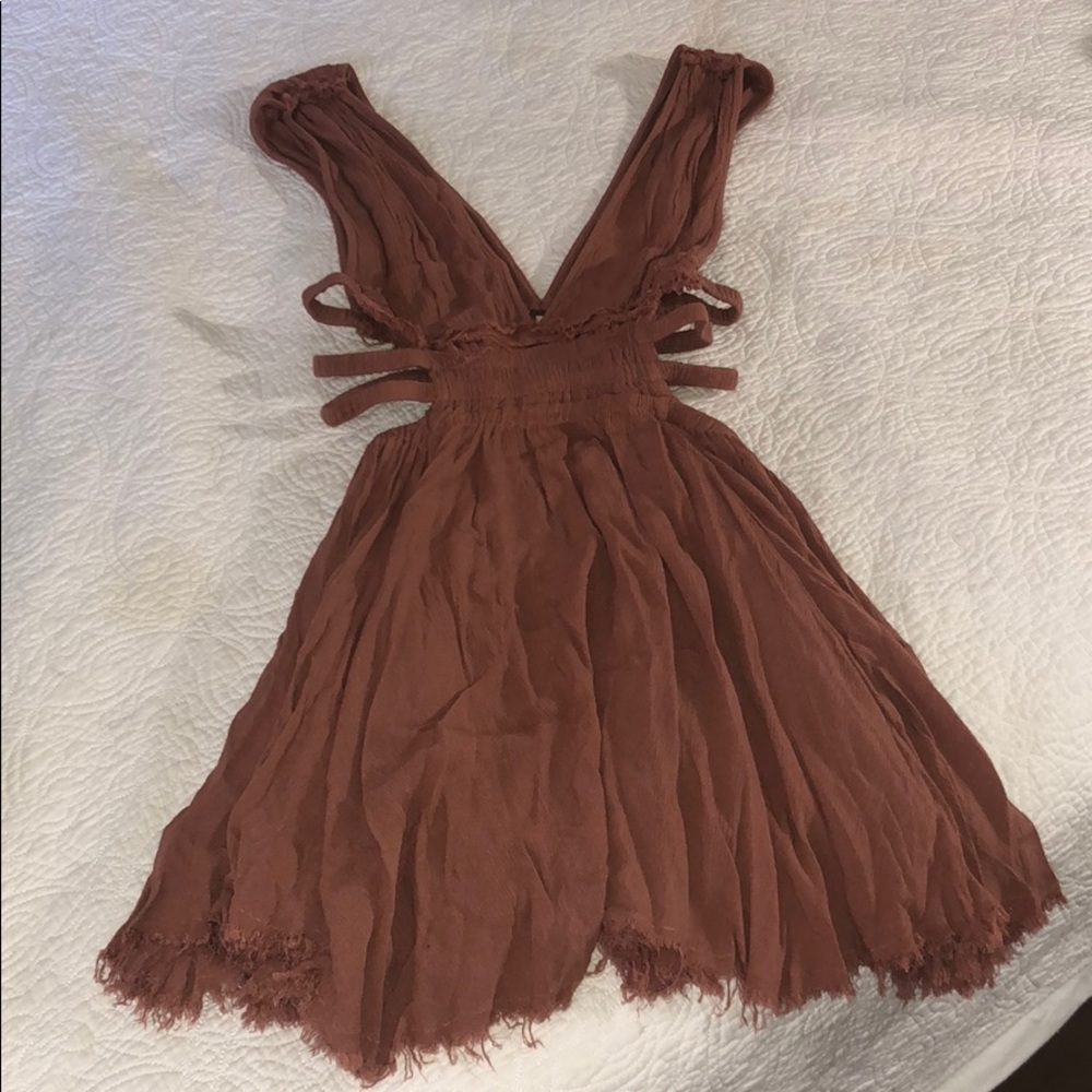 Rose colored Free people dress - Picture 2 of 5